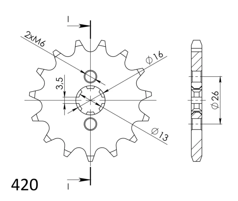 Speciální Cena Řetězové kolečko SUPERSPROX CST-563:10 10 zubů, 420