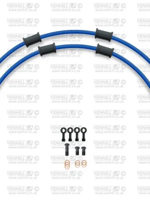 Koupit Online STANDARD Hadice přední brzdy sada Venhill POWERHOSEPLUS SUZ-7019FB-SB (2 hadice v sadě) modré hadice, černé koncovky