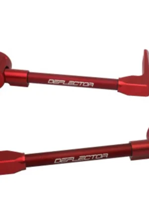 Chrániče páček ACCOSSATO s červenou hadicí a kloubem right + left, aluminium Sezónní Sleva