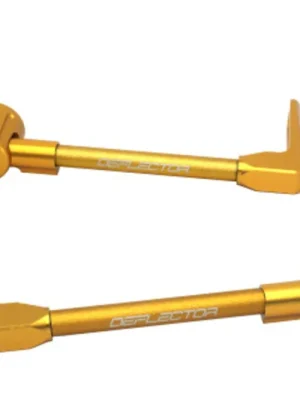 Výprodej Chrániče páček ACCOSSATO se zlatou hadicí a kloubem right + left, aluminium