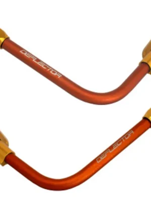 Akce Chrániče páček ACCOSSATO s oranžovou hadicí a kloubem right + left, aluminium