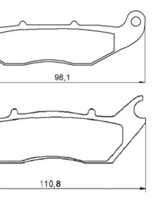 Výprodej Brzdové destičky ACCOSSATO AGPA160 ST