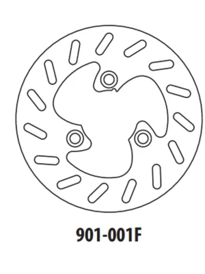 Brzdový kotouč GOLDFREN 901-001F přední 190 mm Finální Výprodej