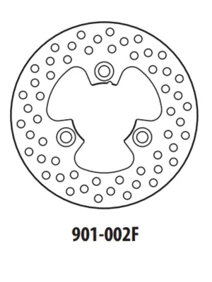 Levný Brzdový kotouč GOLDFREN 901-002F přední 170 mm