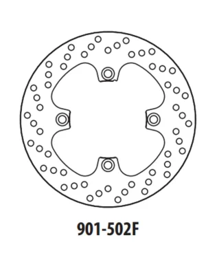 Značkový Brzdový kotouč GOLDFREN 901-502F přední 240 mm