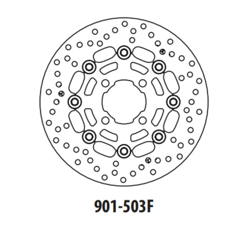 Sleva Brzdový kotouč GOLDFREN 901-503F přední 249 mm