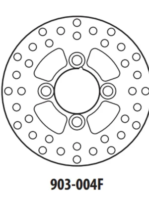 Hit Sezóny Brzdový kotouč GOLDFREN 903-004F přední 160,6 mm