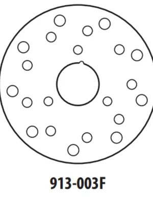 Brzdový kotouč GOLDFREN 913-003F přední 154 mm Cenový Hit