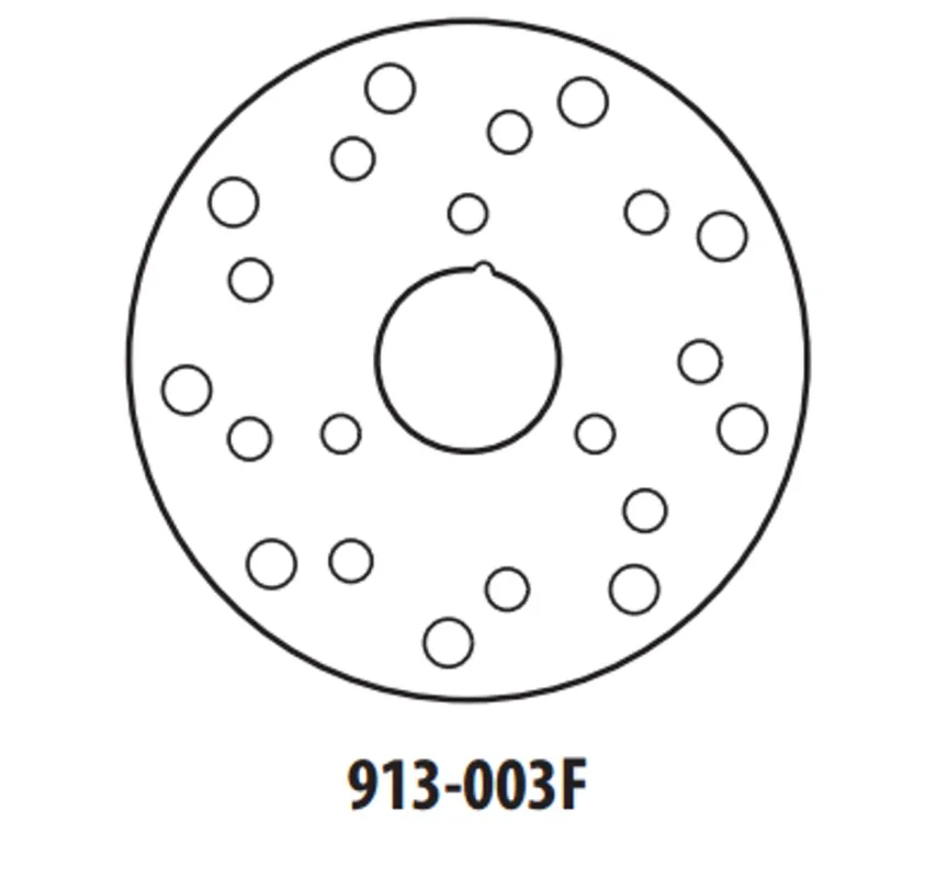 Brzdový kotouč GOLDFREN 913-003F přední 154 mm Cenový Hit
