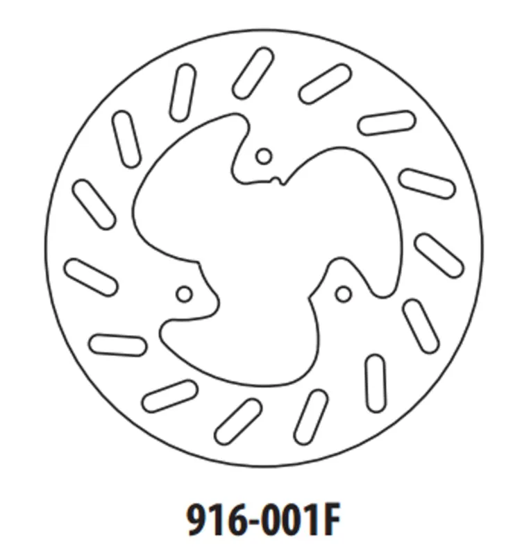 Brzdový kotouč GOLDFREN 916-001F přední 190 mm Nejlepší Cena