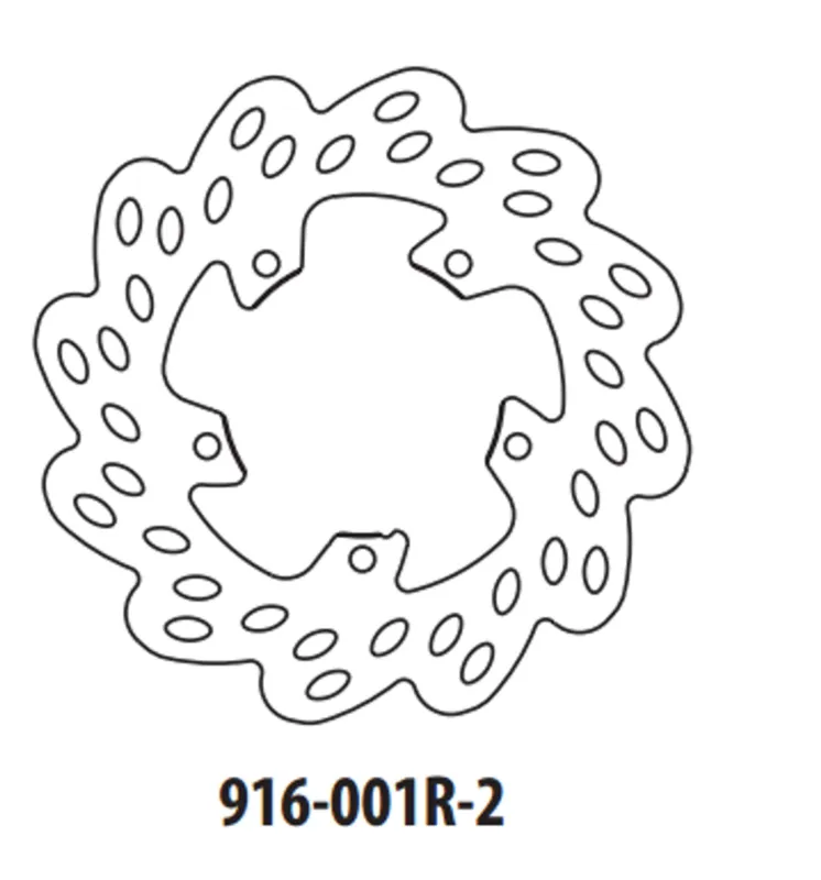 Omezená Nabídka Brzdový kotouč GOLDFREN 916-001R-2 zadní 175 mm