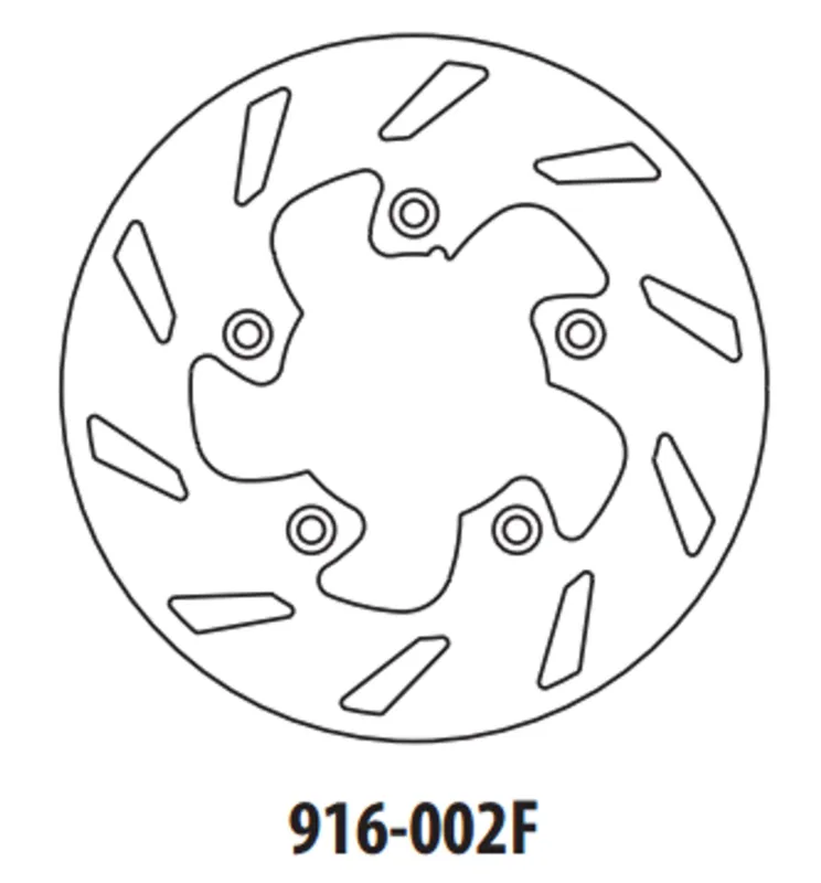 Brzdový kotouč GOLDFREN 916-002F přední 173,5 mm Cenová Bomba