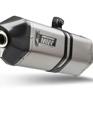 Značkový Výfuk kompletní 2x1 MIVV SPEED EDGE SY.002.LRX Nerez / Karbonové víčko