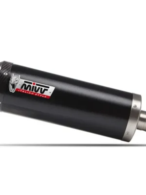2 koncovky výfuku MIVV OVAL K.023.LVC Black / Carbon cap Finální Výprodej