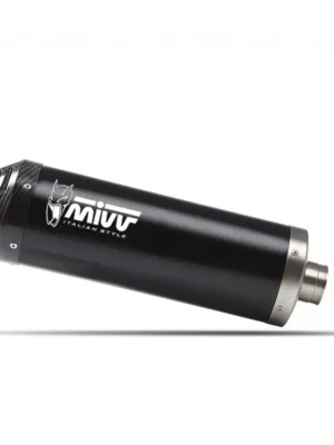 Bezpečná Platba Koncovka výfuku MIVV OVAL QJ.001.LVC Černý s uhlíkovou koncovkou