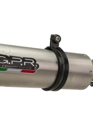 Značkový Koncovka výfuku Slip-on GPR M3 S.80.M3.INOX Broušená nerezová ocel zahrnuje spojovací svod a odnímatelný dB killer