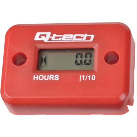 Originální Měřič motohodin, Q-TECH (červený)