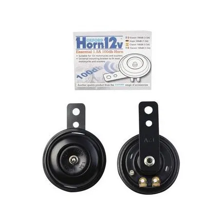 Klakson 12V, 100dB, průměr 70 mm, OXFORD (černý) Nízká Cena