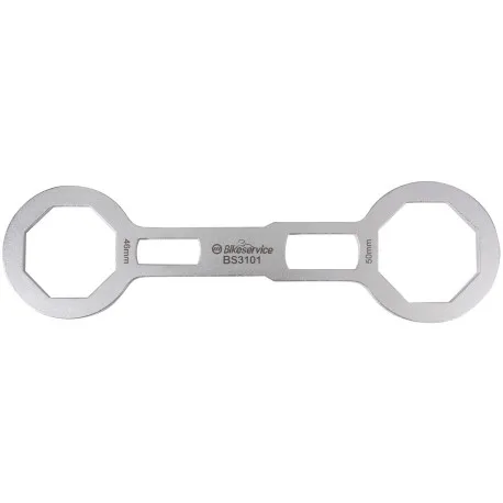 Horká Nabídka Uzavřený osmihranný klíč na přední vidlice (46 x 50 mm), BIKESERVICE