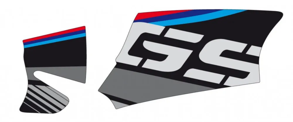 Swing arm protector kit stickers PUIG GS 20152N černý Víkendová Akce