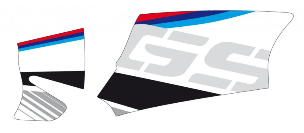 Omezená Nabídka Swing arm protector kit stickers PUIG GS 20152B bílá