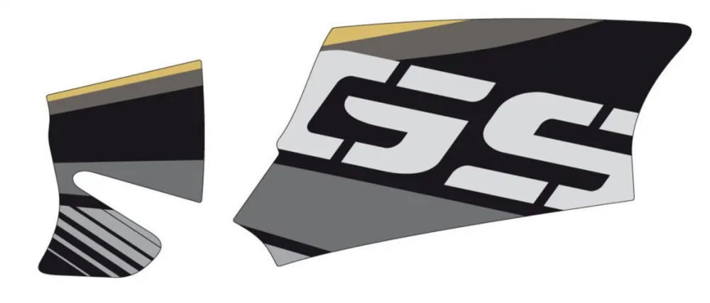 Doprava Zdarma Swing arm protector kit stickers PUIG GS 20152O zlatá