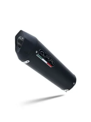 Výprodej Koncovka výfuku Slip-on GPR NEW GRAND PRIX EVO BLACK TITANIUM H.207.GPAN.BLT Titanová matná černá zahrnuje spojovací svod a odnímatelný dB killer