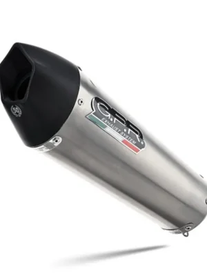 Výprodej Koncovka výfuku Slip-on GPR NEW GRAND PRIX EVO TITANIUM H.225.GPAN.TO Broušený titan zahrnuje spojovací svod, odnímatelný dB killer a katalyzátor