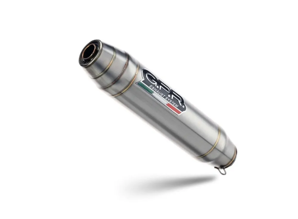 Akční Nabídka Koncovka výfuku Slip-on GPR DEEPTONE H.233.DE Broušená nerezová ocel zahrnuje spojovací svod a odnímatelný dB killer