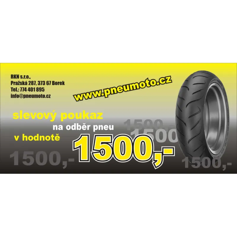 Levný Slevový poukaz 1500Kč
