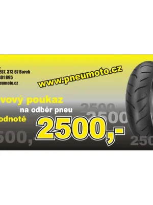 Ověřený Slevový poukaz 2500Kč