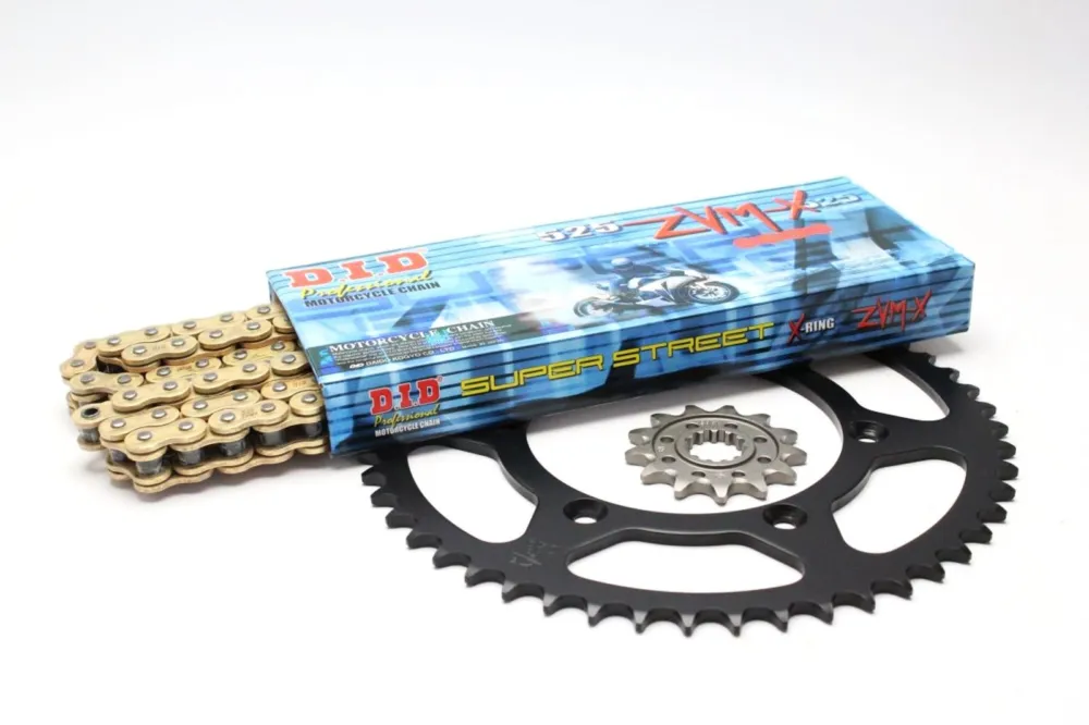 Řetězová sada D.I.D + JT řady ZVM-X ve zlaté barvě Ověřený