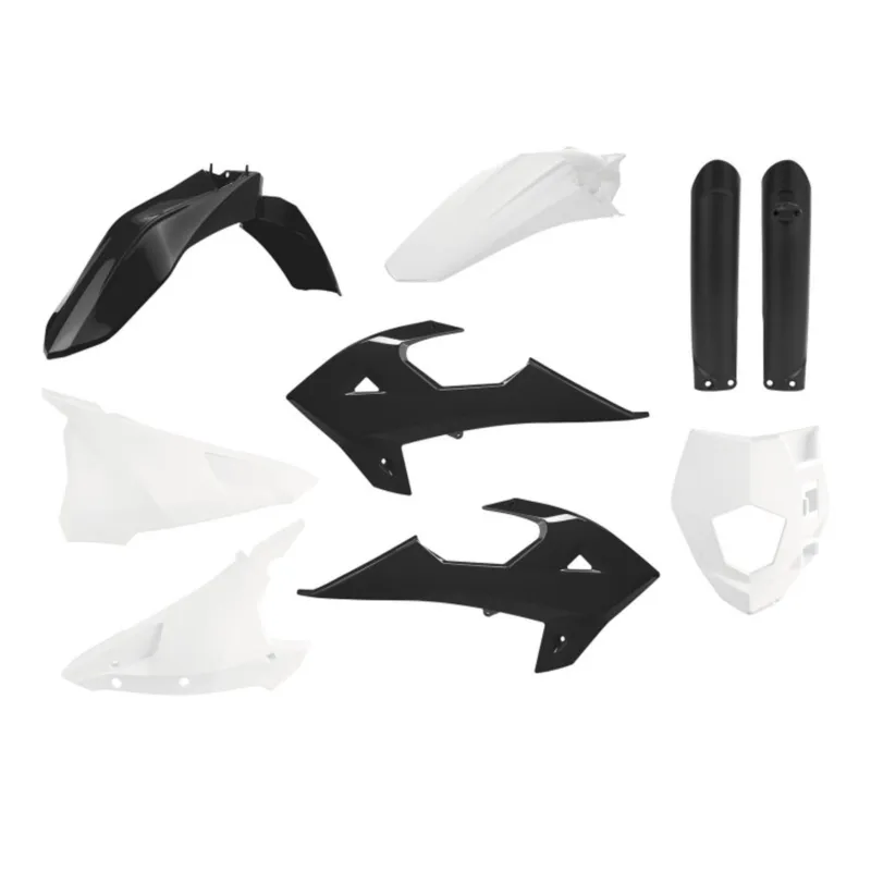 Výhodná Nabídka Sada plastů POLISPORT 91037 enduro Černo/bílý