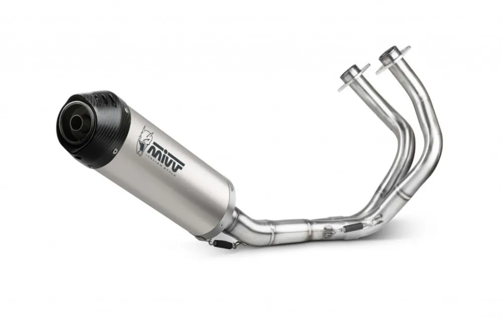 Výfuk kompletní 2x1 MIVV OVAL K.044.L4C Titan / Carbon cap Cenová Bomba