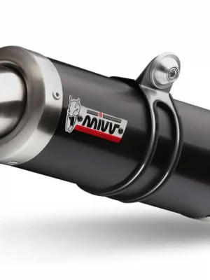 2 koncovky výfuku MIVV GP K.043.LXB Černá ocel Značkový