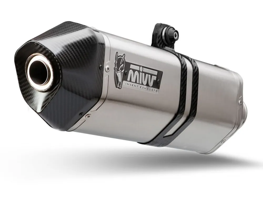 Nová Kolekce Koncovka výfuku MIVV SPEED EDGE B.034.LRX Stainless Steel / Carbon cap