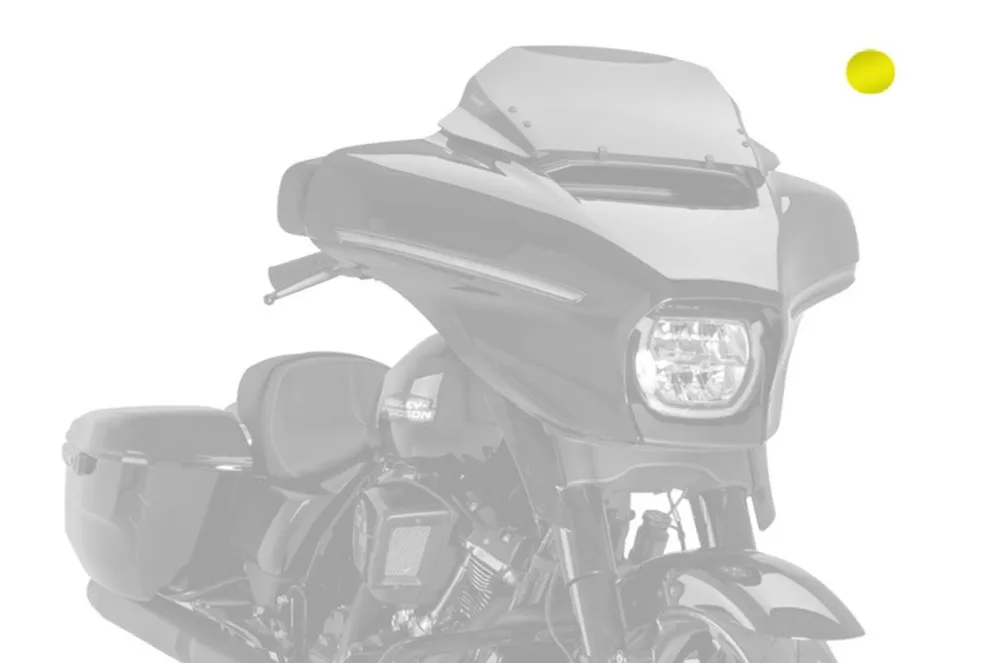 Přímo Od Výrobce Plexi štít PUIG HIGH-ROAD SPORT 22109G žlutá