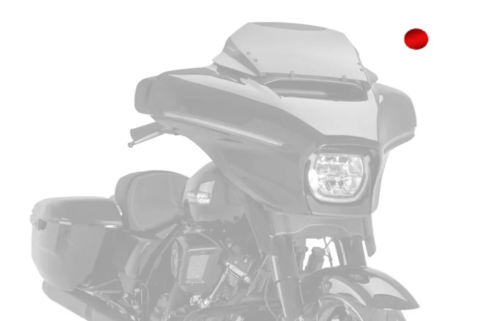 Poslední Šance Plexi štít PUIG HIGH-ROAD SPORT 22109R červená