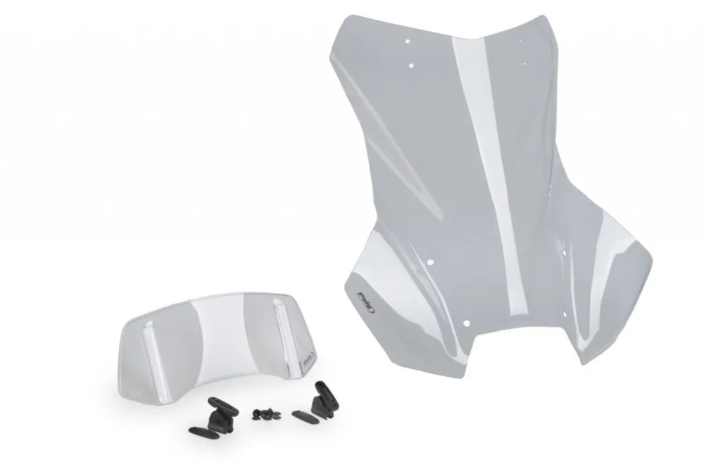 Vysoce Kvalitní Plexi štít PUIG TOURING PLUS WITH VISOR 22288W průhledný