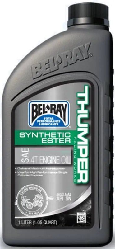 Must-Have Motorový olej Bel-Ray THUMPER RACING WORKS SYNTHETIC ESTER 4T 10W-60 1 l