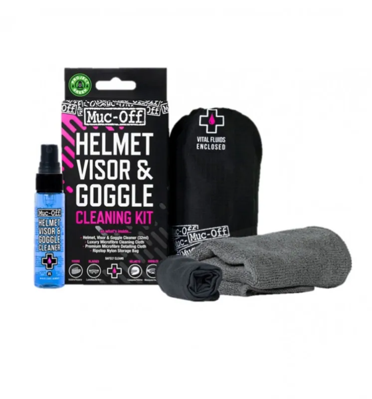 Značkový Sada na čištění helmy, plexi MUC-OFF 20802
