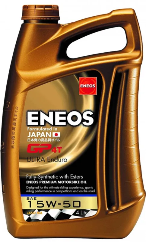 Motorový olej ENEOS GP4T Ultra Enduro 15W-50 E.GP15W50/4 4l Odeslání Ihned