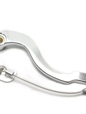 Brzdový pedál MOTION STUFF 83P-0021002 silver body, black steel fixed tip Pevný hrot z oceli Zlevněný