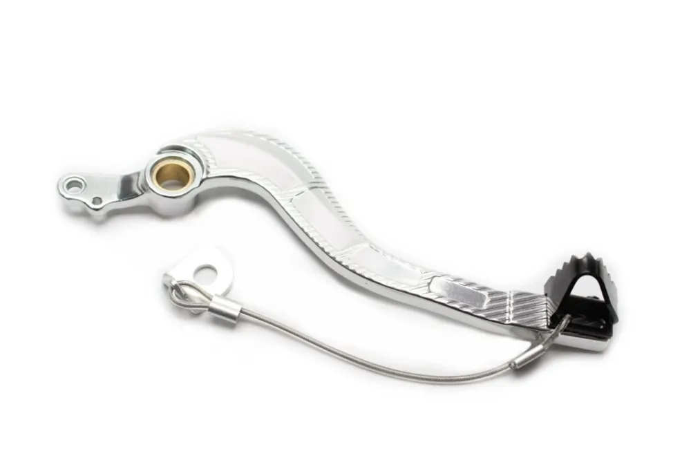 Originální Brzdový pedál MOTION STUFF 83P-0081002 silver body, black steel fixed tip Pevný hrot z oceli