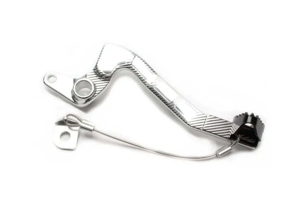 Omezená Nabídka Brzdový pedál MOTION STUFF 83P-0201002 silver body, black steel fixed tip Pevný hrot z oceli