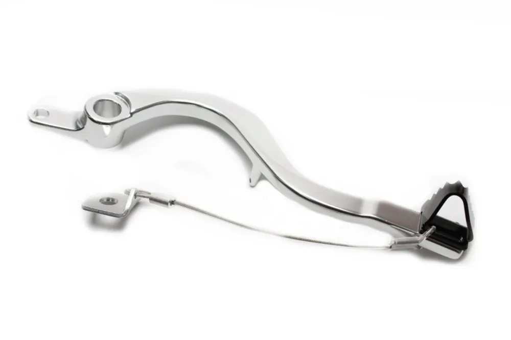 Sleva Brzdový pedál MOTION STUFF 83P-0221002 silver body, black steel fixed tip Pevný hrot z oceli
