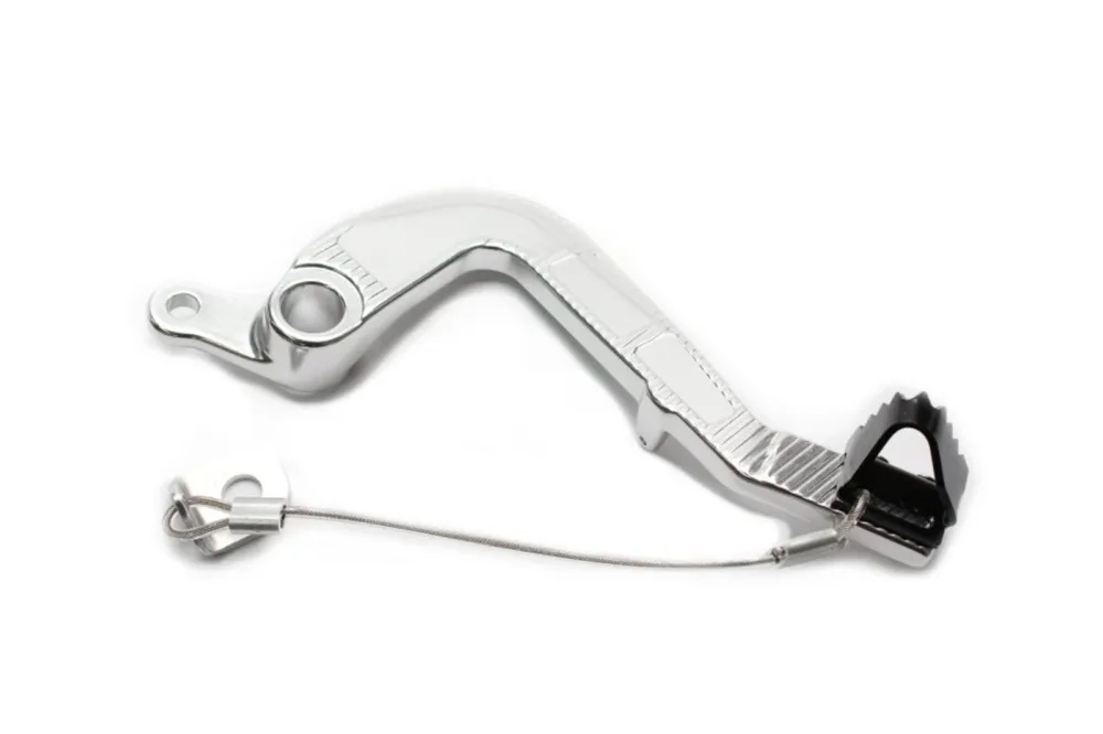 Odeslání Ihned Brzdový pedál MOTION STUFF 83P-0231002 silver body, black steel fixed tip Pevný hrot z oceli