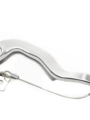 Must-Have Brzdový pedál MOTION STUFF 83P-0411002 silver body, black steel fixed tip Pevný hrot z oceli