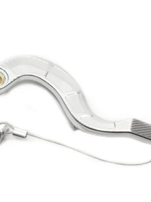 Brzdový pedál MOTION STUFF 83P-0421002 silver body, black steel fixed tip Pevný hrot z oceli Akce