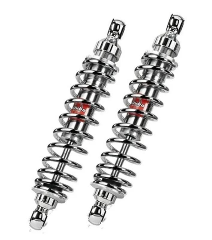 Tovární Cena Zadní TWINSHOCK tlumič BITUBO WME0 s nastavitelným předpětím pružiny a odskokem chromovaná pružina